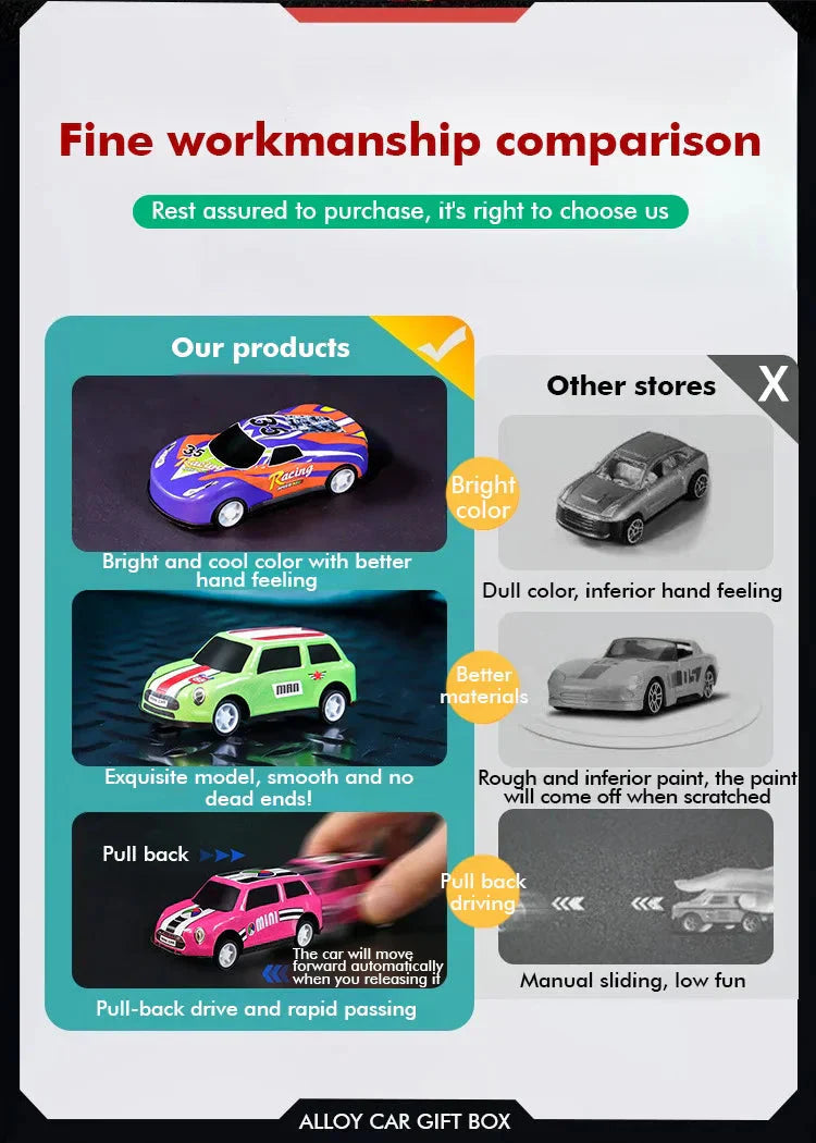 Alloy car simulation model toy