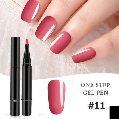 💅 Limited Time Buy 1 Get 1 Free  ✨One Step Nail Gel Pen🎨Free handheld mini UV nail lamp💡