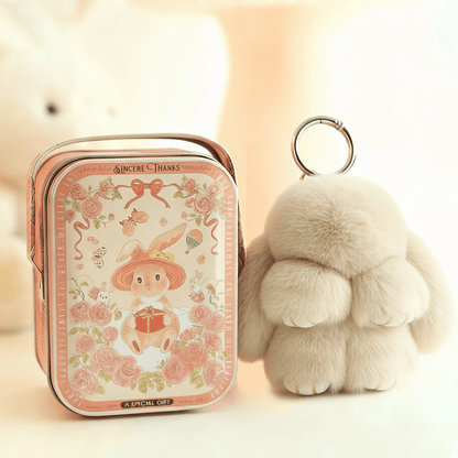 🏆LIMITED TIME SPECIAL SALE 50% OFF🐰Handmade Soft Bunny PomPom Charms