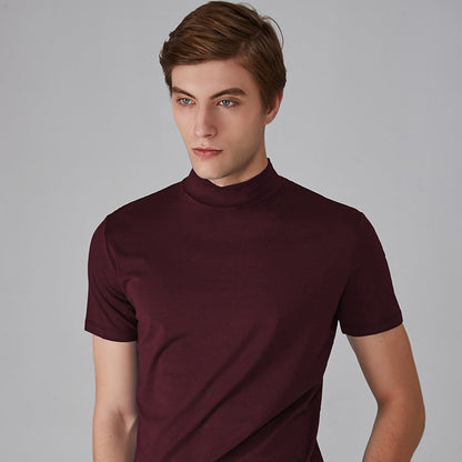 🔈🔈2026 Hot Sale - 50% OFF🎁High Neck Slim Fit T-shirt for Men