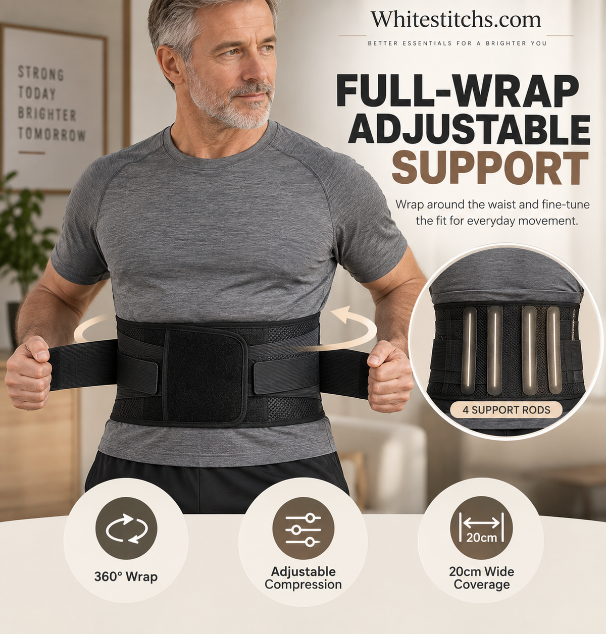 📢📢50% OFF !! ⏰Breathable Posture Corrector - Back Pain Relief & Tummy Control