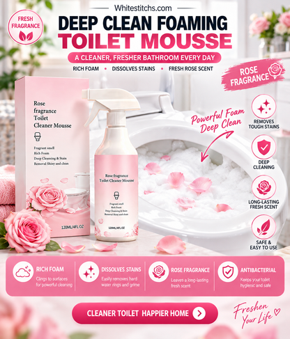 📢📢50% OFF !! ⏰Foaming Toilet Bowl Cleaner Mousse