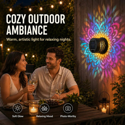 💡💓Surprise Price🔥Solar-Powered Mandala Projector Light🎁🏠6