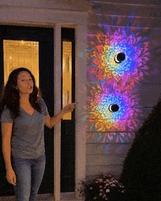 💡💓Surprise Price🔥Solar-Powered Mandala Projector Light🎁🏠6