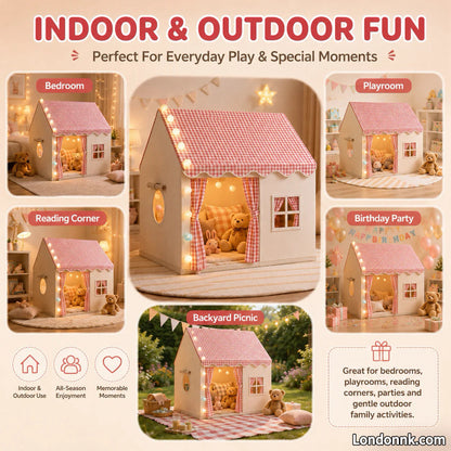 🏰50% OFF NOW! ⏰ Children's Play Tent Castle – Spacious & easy to set up – Breathable fabric, perfect for indoor or outdoor fun – encourages imaginative play ✨🧸