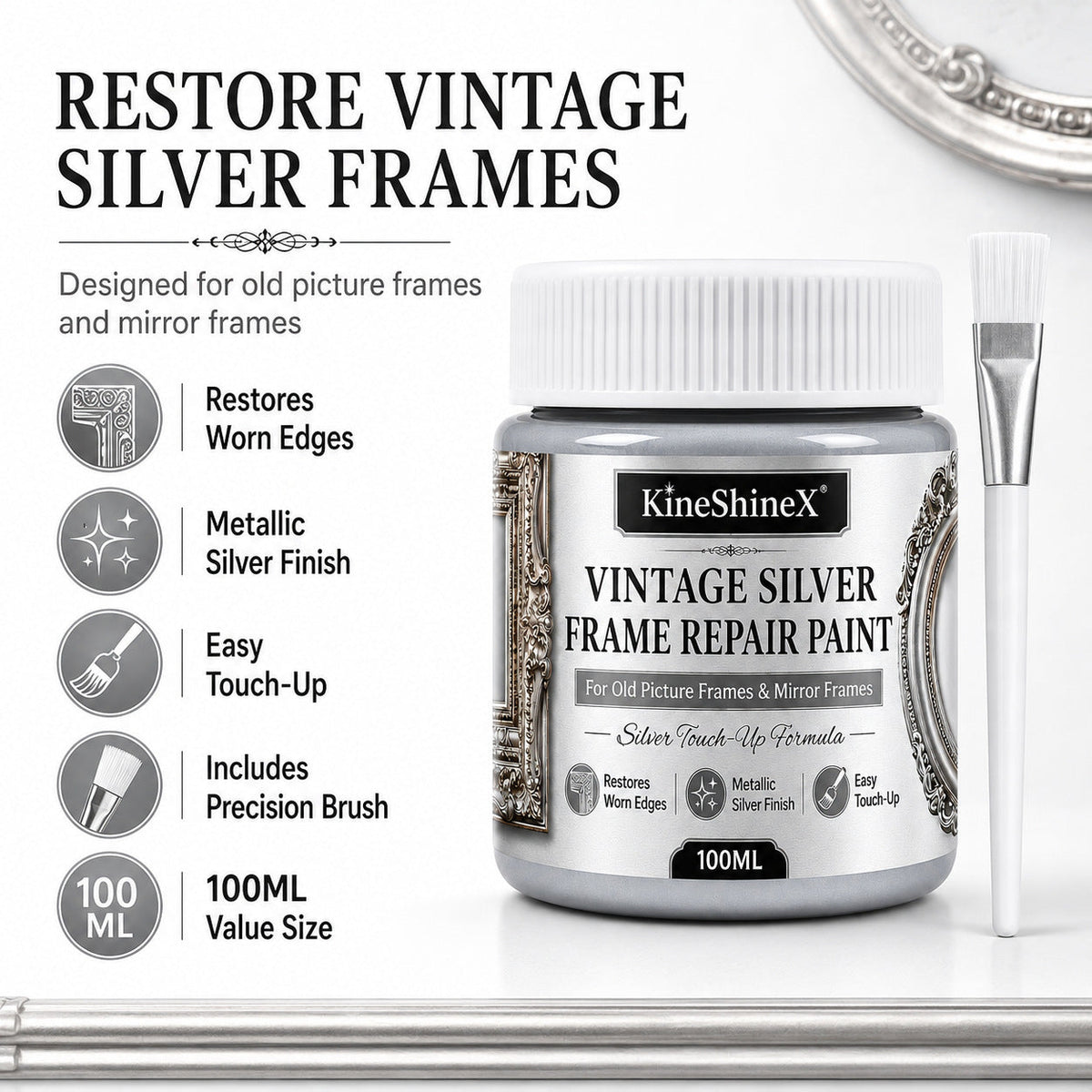⏳Time-Limited Special⏰Gold/Silver Metallic Refinishing Repair Paste with Brush