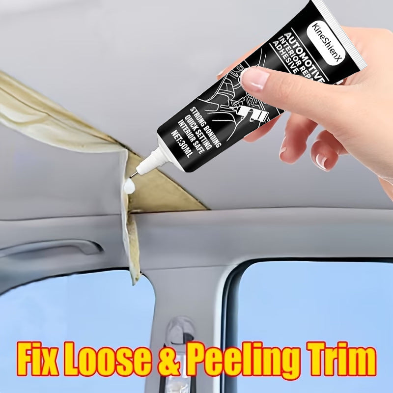 🎉40K+ Sold 🚗 Waterproof Car Headliner Repair Glue, High Strength Adhesive for Sagging Car Ceiling & Interior
