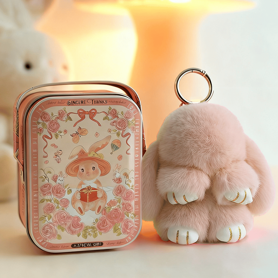🏆LIMITED TIME SPECIAL SALE 50% OFF🐰Handmade Soft Bunny PomPom Charms