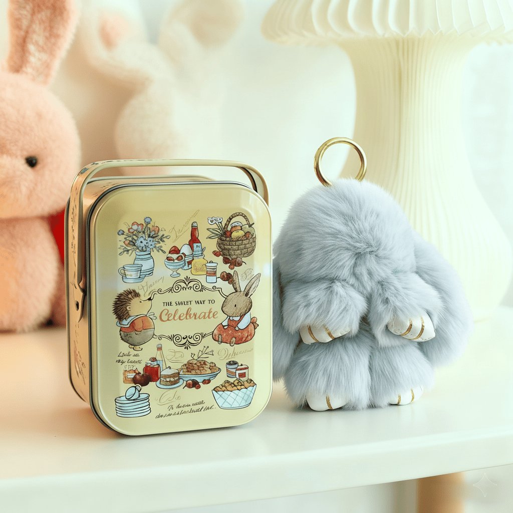 🏆LIMITED TIME SPECIAL SALE 50% OFF🐰Handmade Soft Bunny PomPom Charms