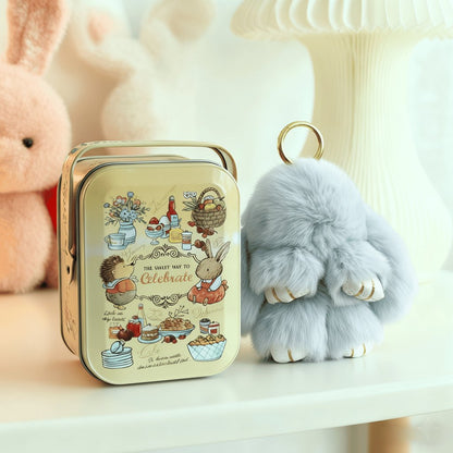 🏆LIMITED TIME SPECIAL SALE 50% OFF🐰Handmade Soft Bunny PomPom Charms