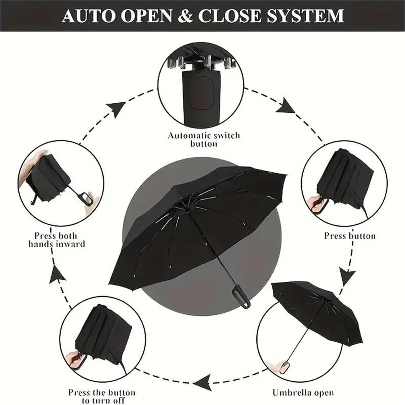 ⏳LIMITED-TIME 50% OFF! ⏰☔Automatic Folding Umbrella – Windproof, Waterproof & Compact