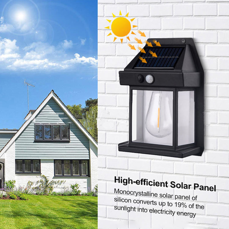 ✨ 50% OFF! 🏡 Solar Tungsten Wall Light – Auto-on, warm glow & wire-free ✨