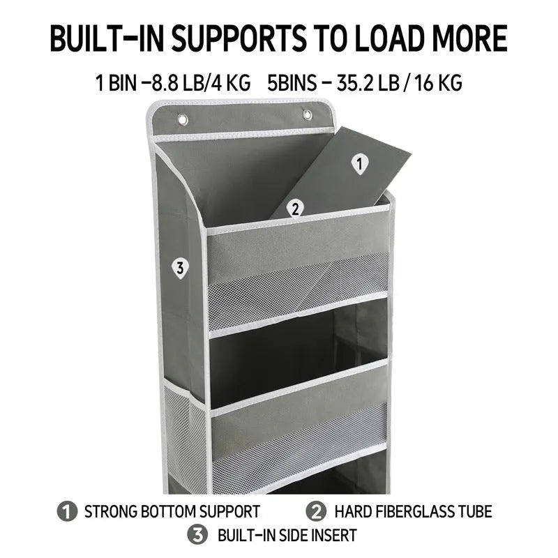 🎉Hot Sale🎉5-Tier Large-Capacity Hanging Organizer