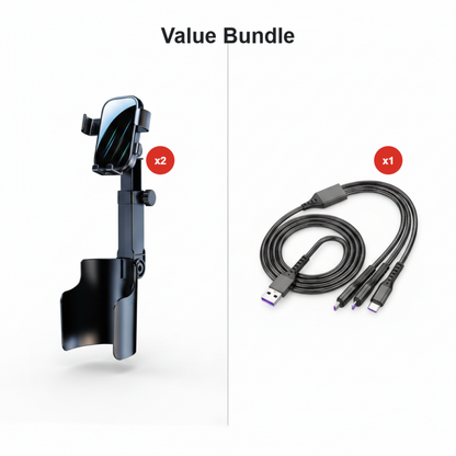 ⏳Time-Limited Special⏰Car Cup Holder Phone Mount – 360° Adjustable, Strong N52 Magnet, One-Hand Operation, Fits All Phones, Stable Magnetic & Clamp Models for Safe Driving