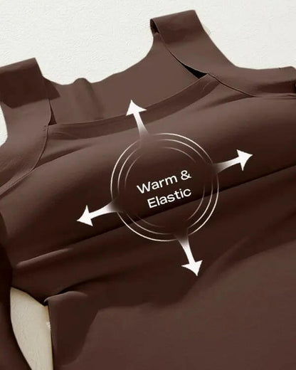 🔥Last Day 49% OFF💖Women’s U Neck Thermal Tank Tops with Built-In Bra