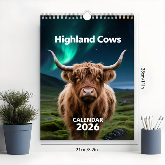 🐮2026 Highland Cattle-kalender📅