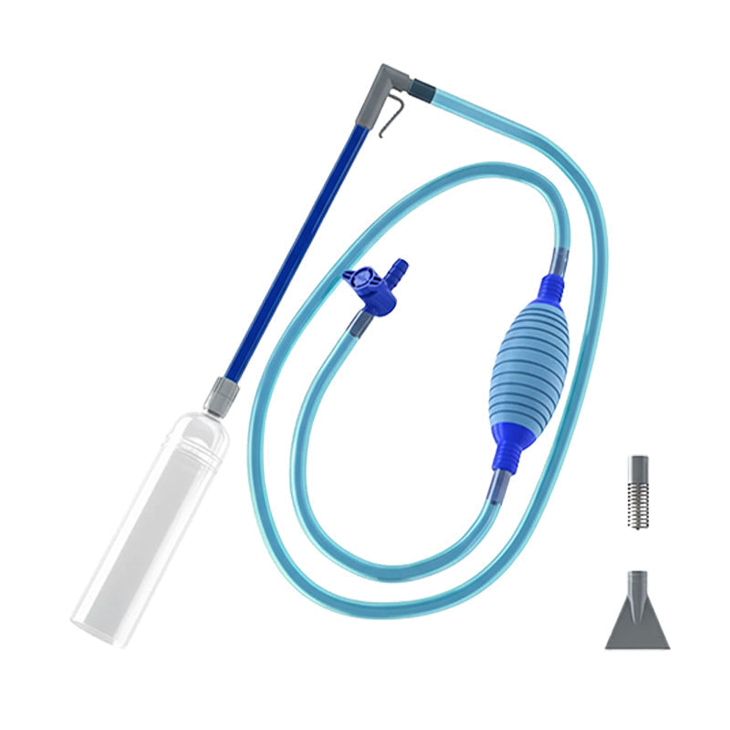 🐠 49% OFF LIMITED STOCK! ✨ Aquarium Vacuum Cleaner with Siphon - Gravel Filter & Flow Control for Effortless Water Change & Tank Maintenance 💦🌿