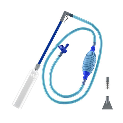 🐠 49% OFF LIMITED STOCK! ✨ Aquarium Vacuum Cleaner with Siphon - Gravel Filter & Flow Control for Effortless Water Change & Tank Maintenance 💦🌿