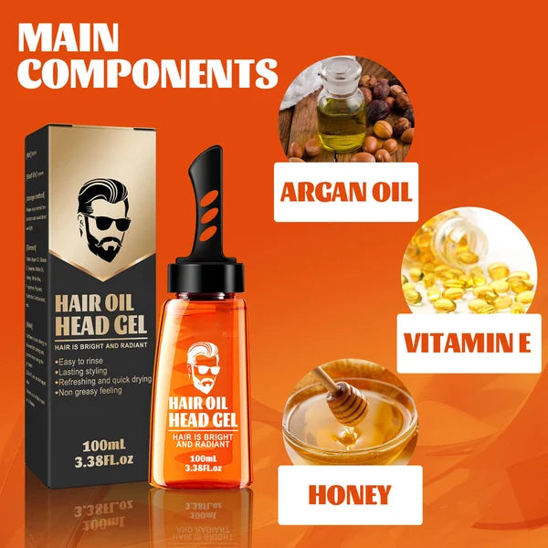 🔥Big Sale 50% OFF🔥One-Comb Shaping-Styling Gel Comb| Sweat-Resistant Gel | Non-Greasy Formula