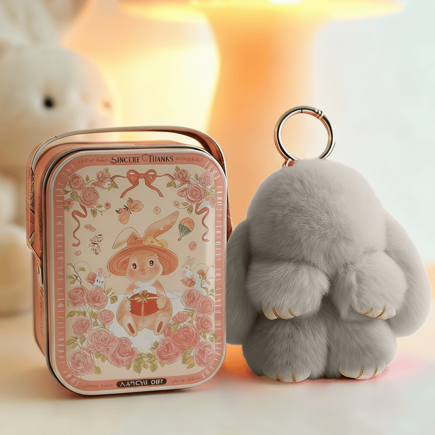 🏆LIMITED TIME SPECIAL SALE 50% OFF🐰Handmade Soft Bunny PomPom Charms