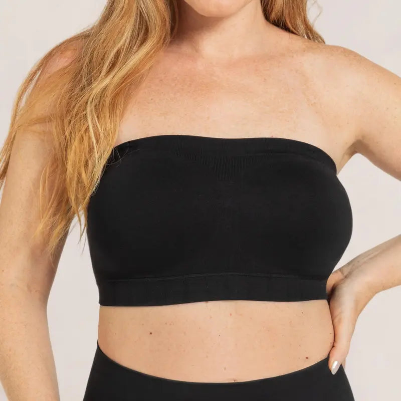 ⛱️Last Day Special Price!!🤩No-Slip Convertible Bandeau – 3-Way Wear, Wire-Free & Trusted by 50K+ Women👙🇬🇧1
