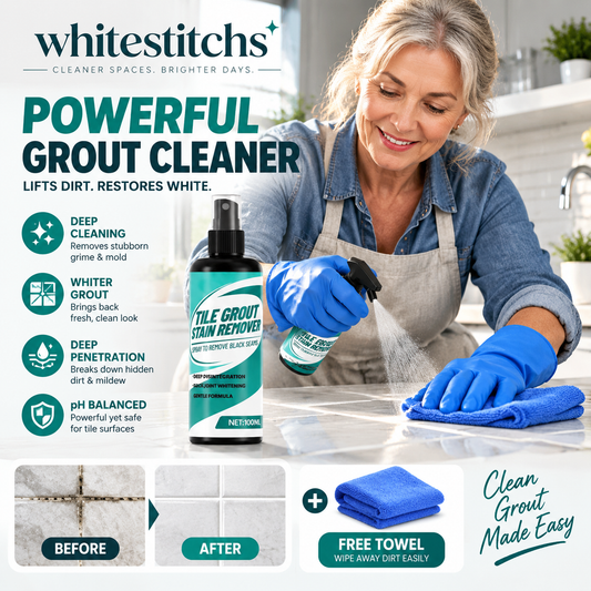 🧴✨ Tile Cleaner – One spray removes mold and stains, cleans grout and tiles – Cash on delivery ✅