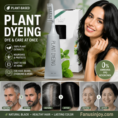 📢📢 50% OFF ⏰Plant-Based Comb Hair Dye