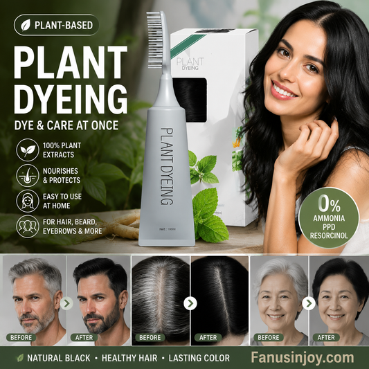 📢📢 50% OFF ⏰Plant-Based Comb Hair Dye