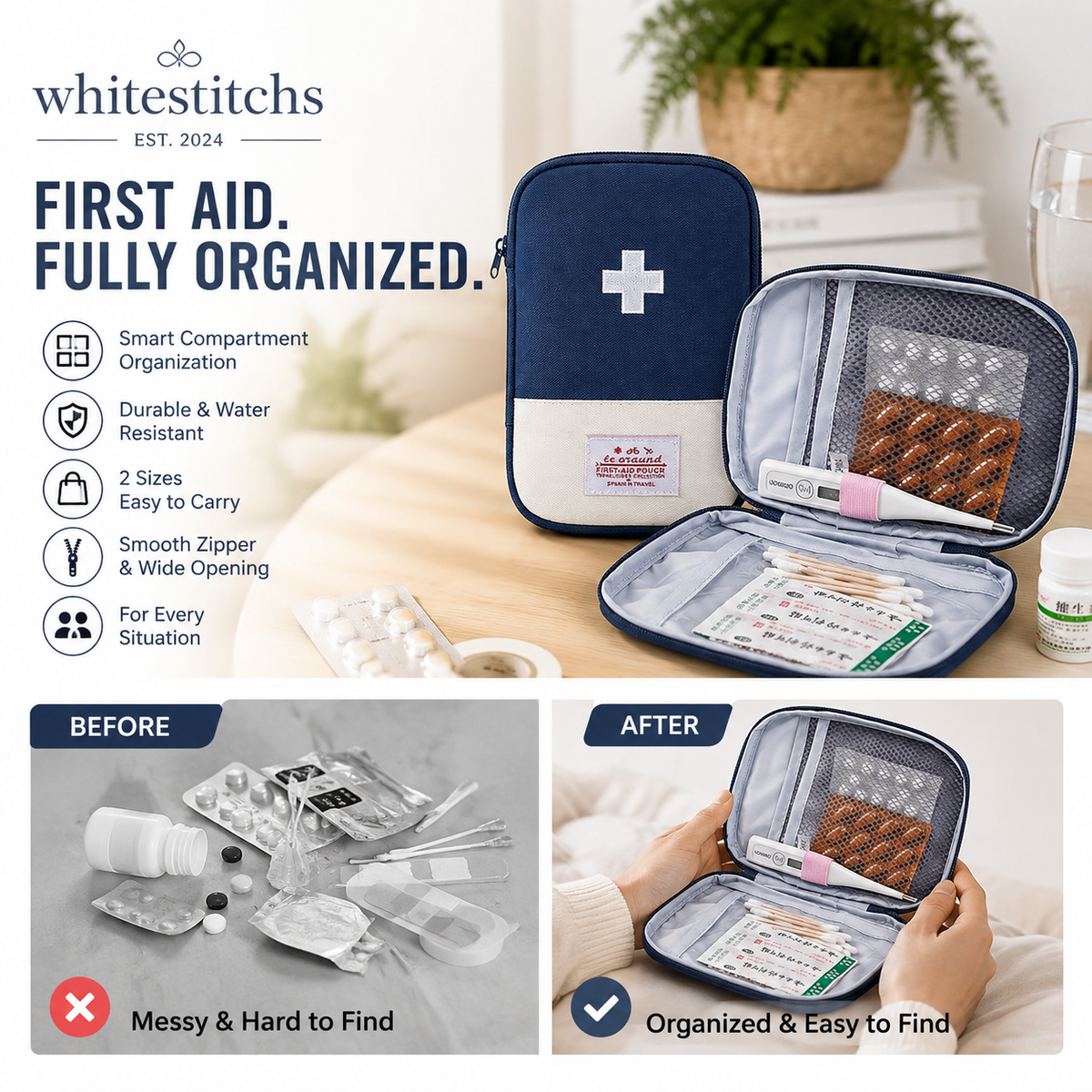 📢📢50% OFF !! ⏰🔥Portable Travel Pocket Medicine Kit