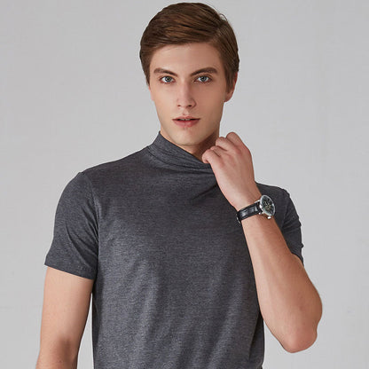 🔈🔈2026 Hot Sale - 50% OFF🎁High Neck Slim Fit T-shirt for Men
