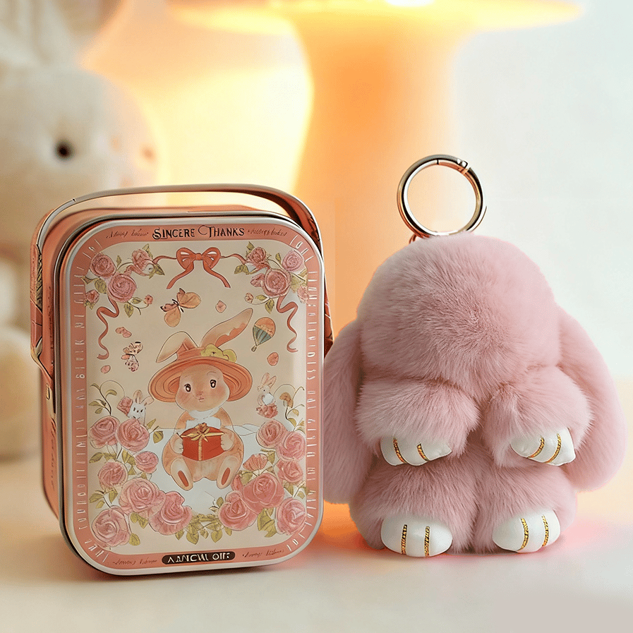 🏆LIMITED TIME SPECIAL SALE 50% OFF🐰Handmade Soft Bunny PomPom Charms