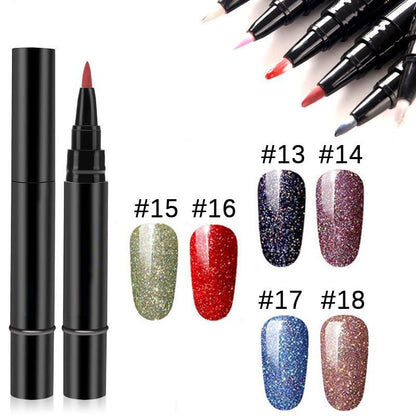 💅 Limited Time Buy 1 Get 1 Free  ✨One Step Nail Gel Pen🎨Free handheld mini UV nail lamp💡