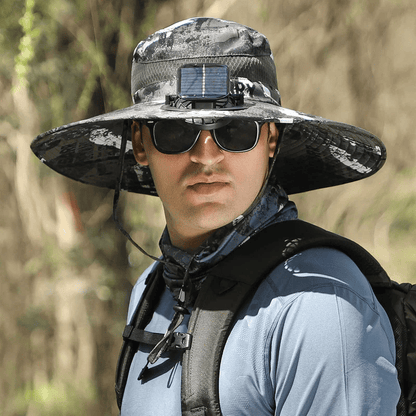 ☀️ SUMMER SALE☀️ Solar-Powered Cooling Hat with USB Fan – Stay Cool Anywhere!  🌊 Perfect for Fishing, Hiking, Golf & Outdoor Adventures!