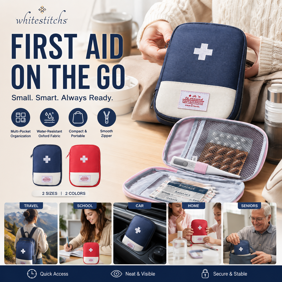 📢📢50% OFF !! ⏰🔥Portable Travel Pocket Medicine Kit