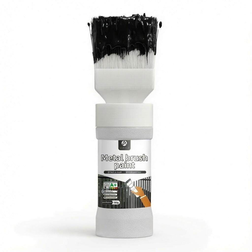 ⏰ LIMITED TIME 50% OFF! 🔥✨Water-Based Metallic Silver Paint with Built-in Brush