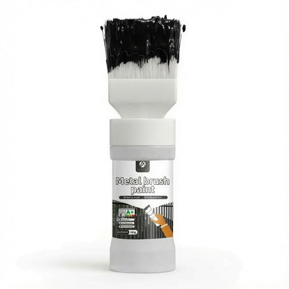 ⏰ LIMITED TIME 50% OFF! 🔥✨Water-Based Metallic Silver Paint with Built-in Brush