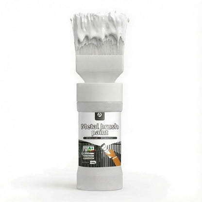 ⏰ LIMITED TIME 50% OFF! 🔥✨Water-Based Metallic Silver Paint with Built-in Brush