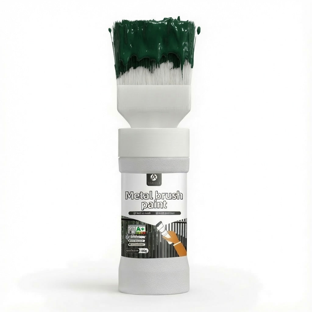 ⏰ LIMITED TIME 50% OFF! 🔥✨Water-Based Metallic Silver Paint with Built-in Brush