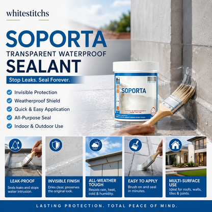 💧50% OFF NOW! 🏠Multi‑Surface Waterproof Repair Sealant – Clear Leak Sealant Coating, Invisible Anti‑Leak Protective Coating for Cracks Walls Roof Pipes