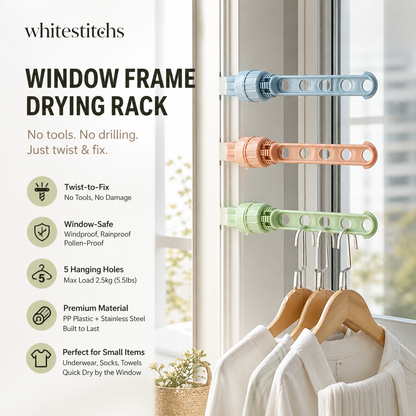 🔥50% OFF!!🔥Portable Window Clothesline