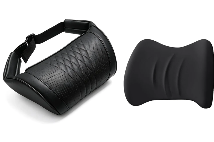 🚗💤 Relieve Driving Fatigue! Universal Memory Foam Car Headrest Neck Pillow, Ergonomic Support Auto Neck Cushion for Long Road Trips