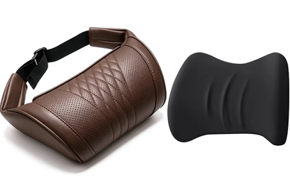 🚗💤 Relieve Driving Fatigue! Universal Memory Foam Car Headrest Neck Pillow, Ergonomic Support Auto Neck Cushion for Long Road Trips