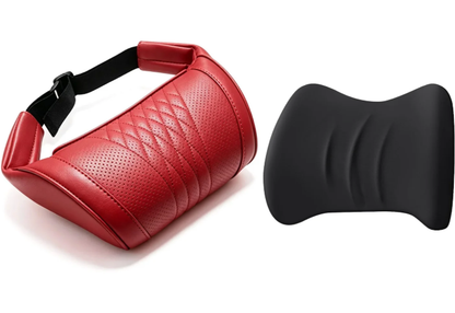 🚗💤 Relieve Driving Fatigue! Universal Memory Foam Car Headrest Neck Pillow, Ergonomic Support Auto Neck Cushion for Long Road Trips