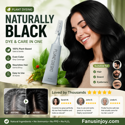 📢📢 50% OFF ⏰Plant-Based Comb Hair Dye