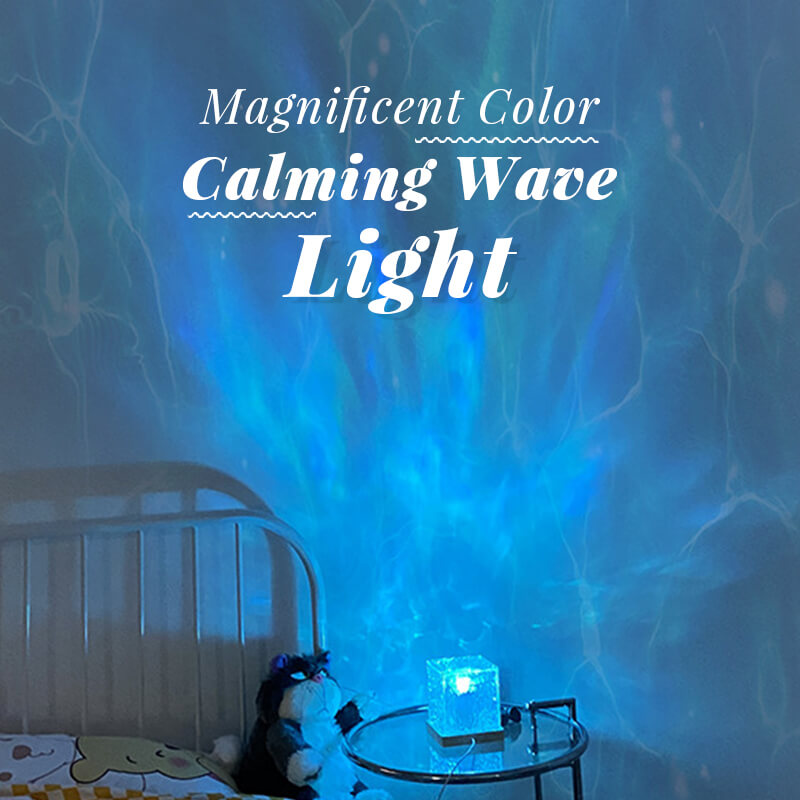 🛒 60% OFF NOW! 🌊 Rotating Wave Projector – Dynamic Ocean Effect, 16 Color Changing & Soothing Baby Sleep Aid 🌙✨
