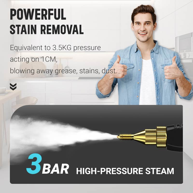 🎄Christmas Sale🔥2500W Handheld High-Temperature Pressurized Steam Cleaner