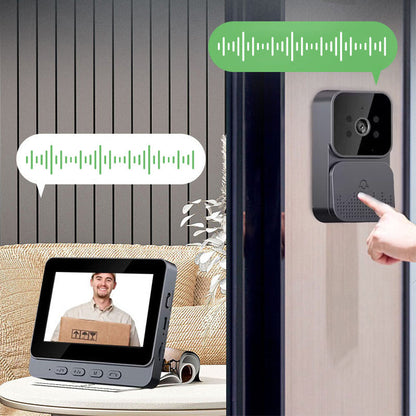 🔥Hot Sale🔥Wireless Video doorbell with Monitor & Camera