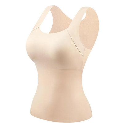 🔥Last Day 49% OFF💖Women’s U Neck Thermal Tank Tops with Built-In Bra