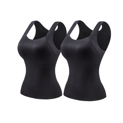 🔥Last Day 49% OFF💖Women’s U Neck Thermal Tank Tops with Built-In Bra
