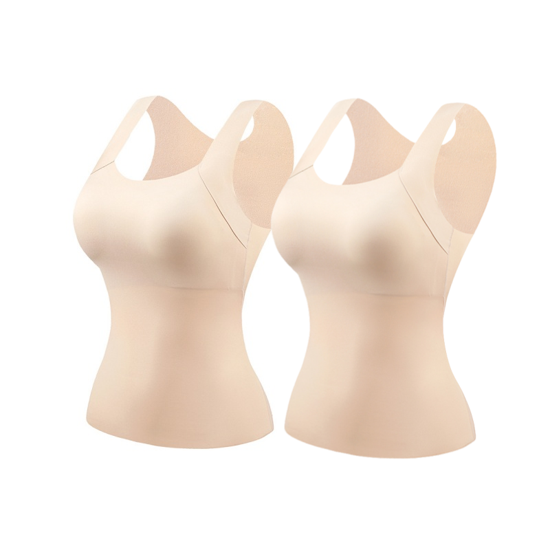 🔥Last Day 49% OFF💖Women’s U Neck Thermal Tank Tops with Built-In Bra